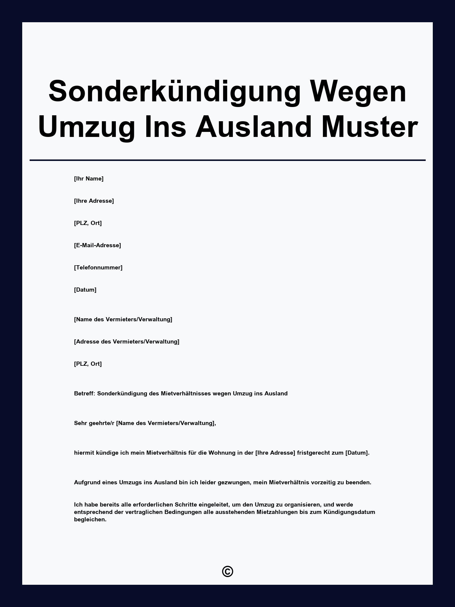 Vodafone Kündigung Wegen Umzug Ins Ausland Sonderkündigung Wegen Umzug Ins Ausland Muster